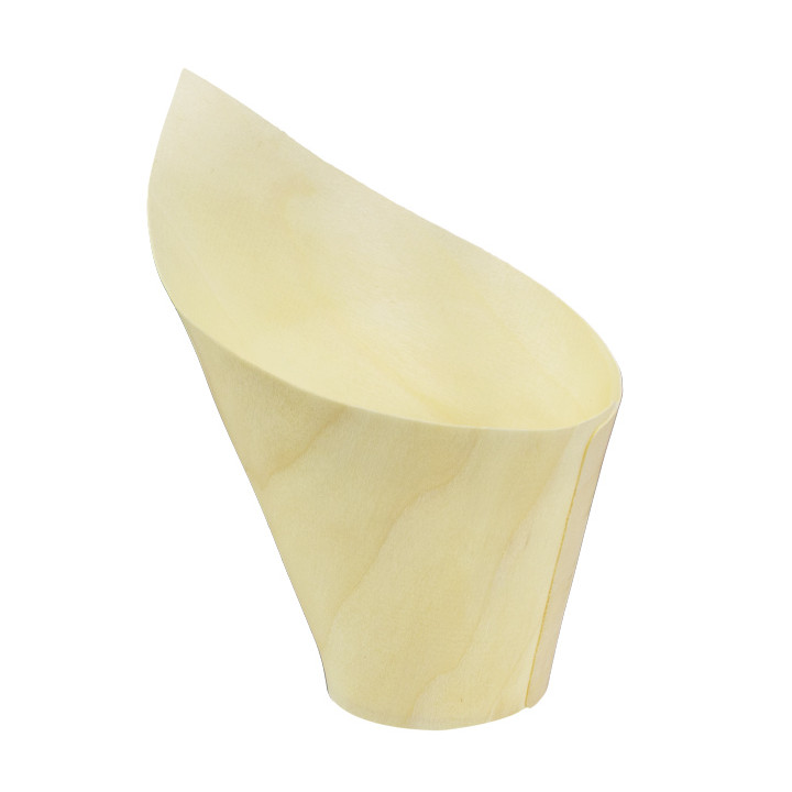 Wooden Tasting Cone 14cm (50 Units)