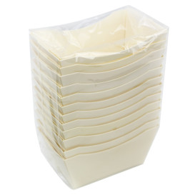 Woolen Food Boat Tray 320ml 13,5x8cm (144 Units)
