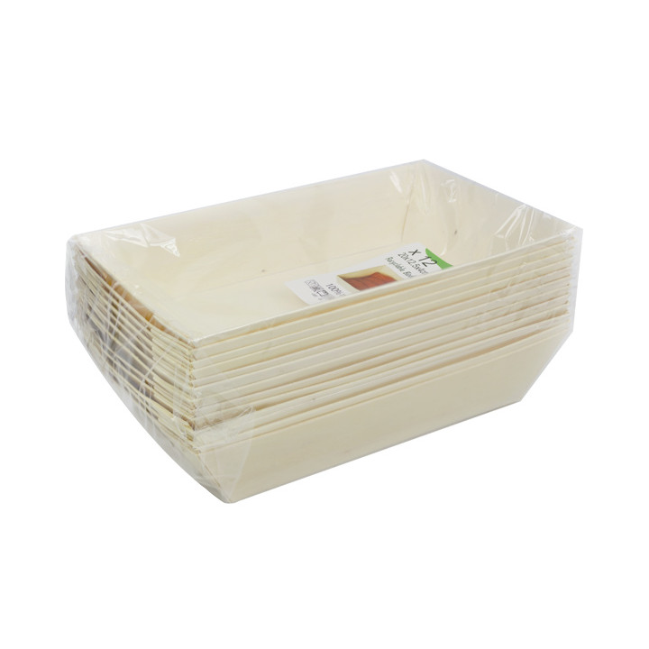 Woolen Food Boat Tray 500ml 20x12,5cm (12 Units)