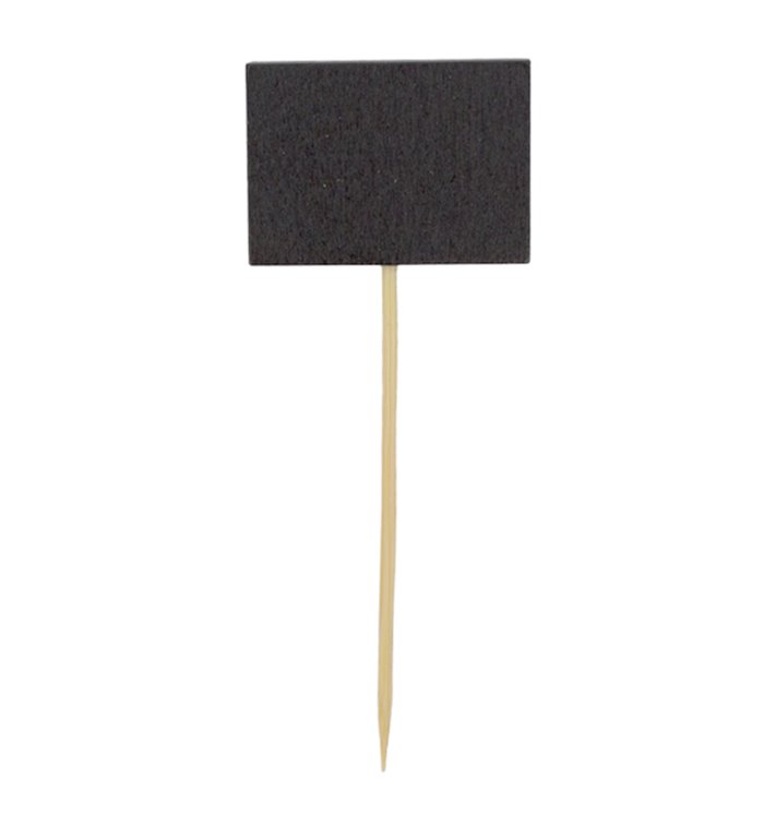 Bamboo Food Pick with Board 9cm (1.000 Units)