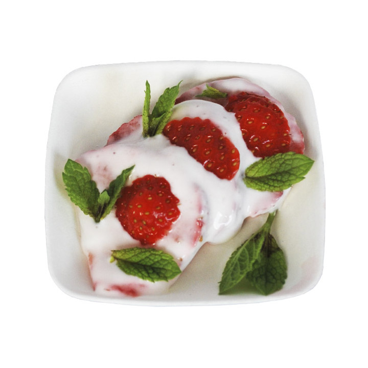 Sugarcane Plate White 6,5x6,5cm (1.000 Units)