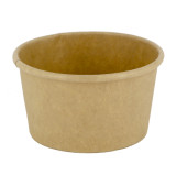Kraft Cardboard Sauce Cup 75ml Ø7,3cm (50 Units)