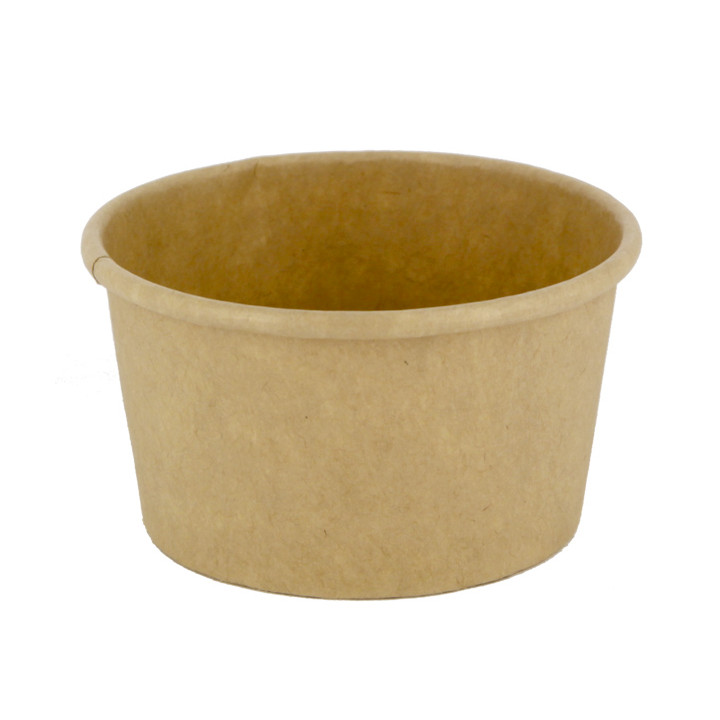 Kraft Cardboard Sauce Cup 75ml Ø7,3cm (50 Units)