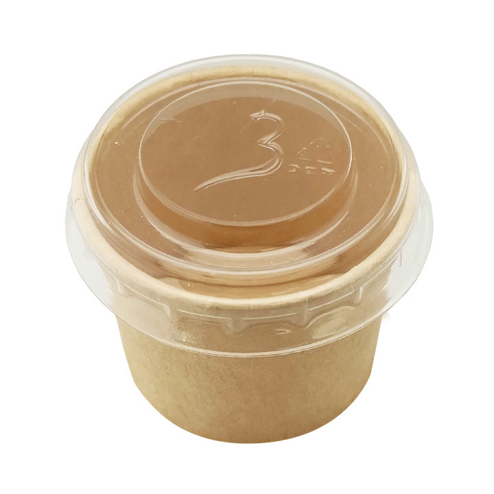 Transparent PET Lid for Sauce Cup 30ml Ø4,3cm (50 Units)
