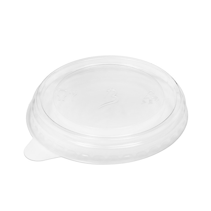 Transparent PET Lid for Sauce Cup 75 and 100ml Ø7,cm (1.000 Units)