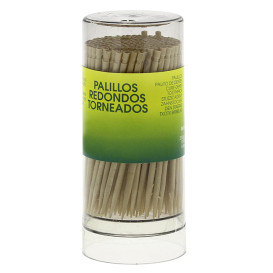 Wooden Toothpick Round shape Turned 6,5cm (24 Units)