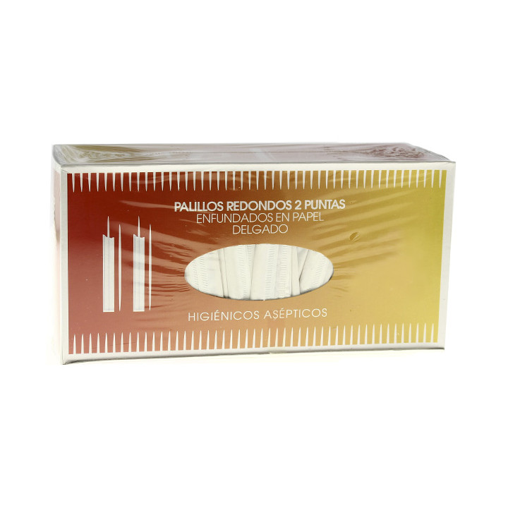 Wooden Toothpick 2 Tips Paper Wrapped 6,5cm (5 Units)