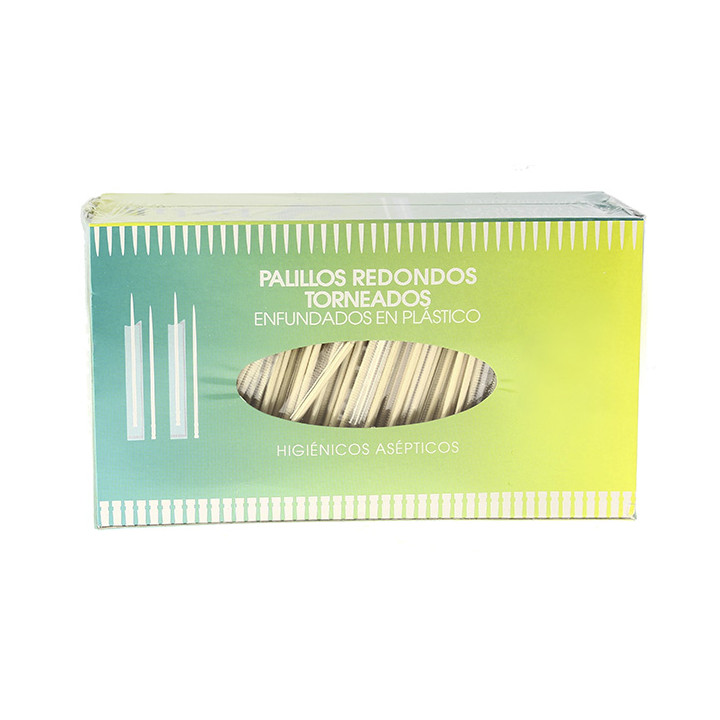 Wooden Toothpick Turned Film Wrapped 6,5cm (1 Unit) 