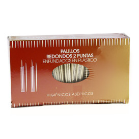 Wooden Toothpick 2 Tips Film Wrapped 6,5cm (5 Units)