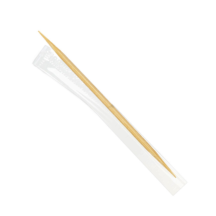 Wooden Toothpick 2 Tips Film Wrapped 6,5cm (1 Unit) 