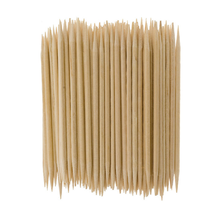 Wooden Toothpick 2 Tips Paper Wrapped 6,5cm (1 Unit) 