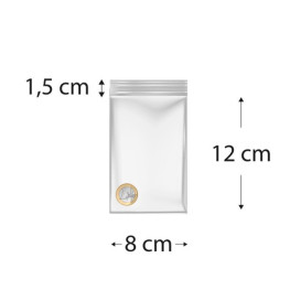 Plastic Zip Bag Seal top 8x12cm G-300 (1000 Units)
