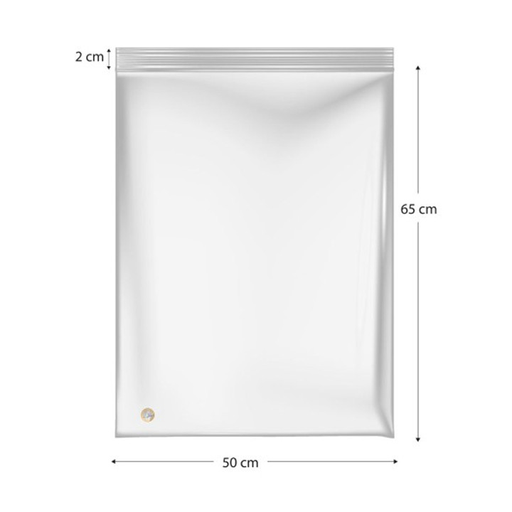 Plastic Zip Bag Seal top 50x65cm G-300 (500 Units)