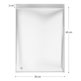 Plastic Zip Bag Seal top 50x65cm G-300 (50 Units)