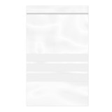 Plastic Zip Bag Seal top Write-On Block 12x18cm G-200 (100 Units)  