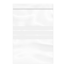 Plastic Zip Bag Seal top Write-On Block 16x22cm G-200 (1000 Units)