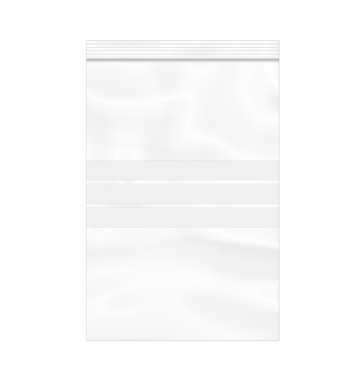 Plastic Zip Bag Seal top Write-On Block 20x30cm G-200 (100 Units)  