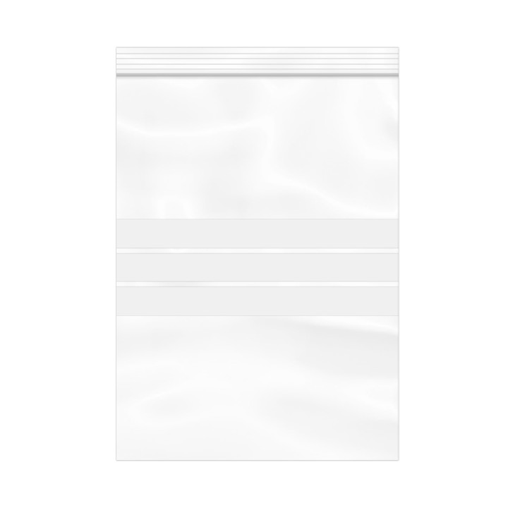 Plastic Zip Bag Seal top Write-On Block 25x35cm G-200 (100 Units)  