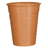 Plastic Cup PS Orange 200ml Ø7cm (50 Units) 