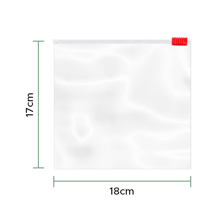 Plastic Bag Slider Zipper G250 18x17cm (100 Units)  