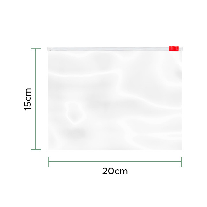 Plastic Bag Slider Zipper G250 20x15cm (1000 Units)