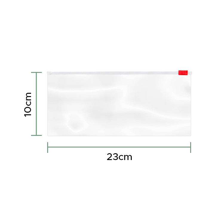 Plastic Bag Slider Zipper G250 23x10cm (50 Units) 