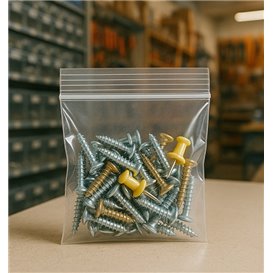 Plastic Zip Bag Seal top 11x11cm G-200 (1000 Units)