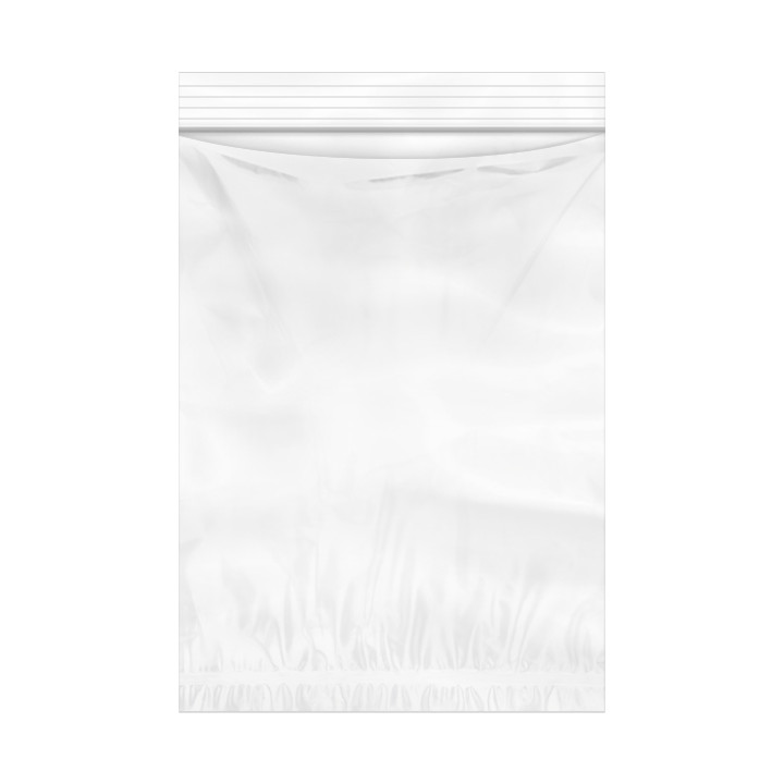 Plastic Bag Autoseal with Pocket 18x22,5+20cm G-200 (100 Units)