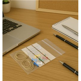 Plastic Zip Bag Seal top Write-On Block 8x12cm G-200 (100 Units)  