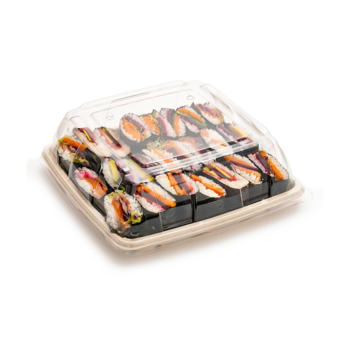 Plastic Lid PET Clear 27x27cm (25 Units)