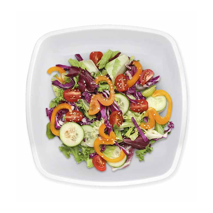 Reusable Hard Plate Deep White Square shape PP 18 cm (25 Units) 