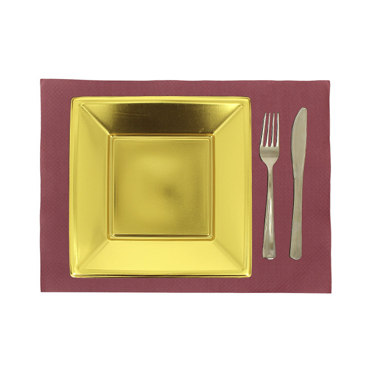 Placemat of Paper in Burgundy 30x40cm 40g/m² (500 Units)