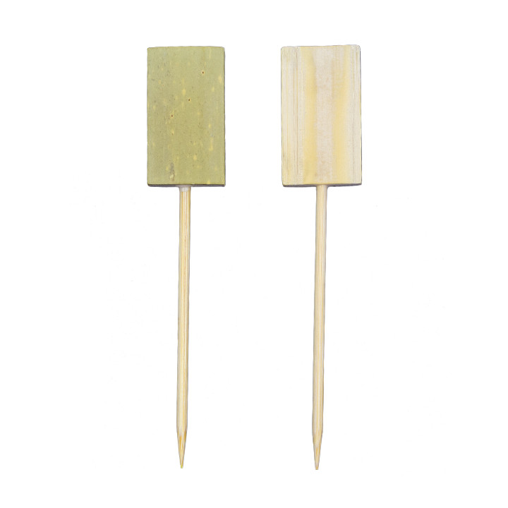 Bamboo Food Pick Shovel Design 100cm (20 Units) 