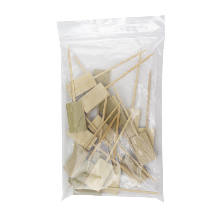 Bamboo Food Pick Shovel Design 100cm (20 Units) 