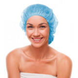Disposable Bouffant Cap PP Blue Ø55cm (100 Units)  