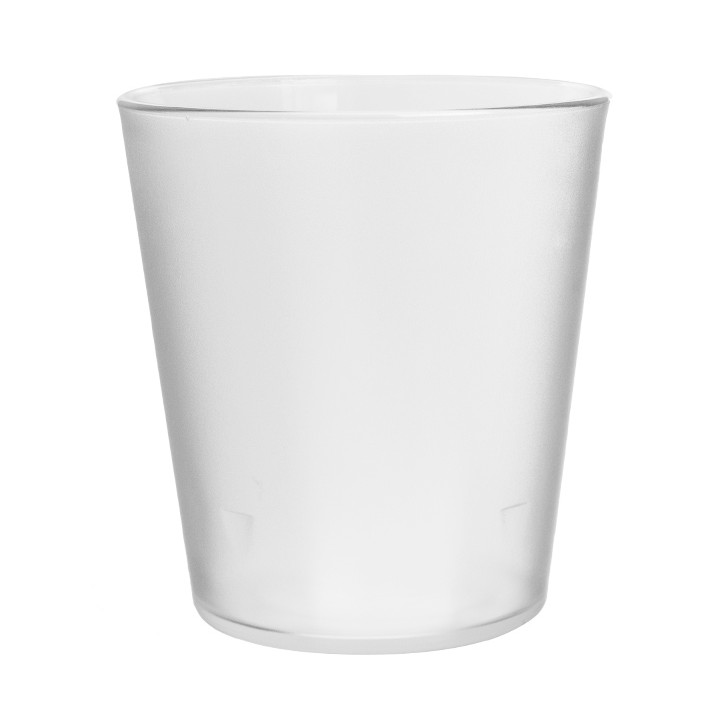 Reusable Glass SAN “Tumbler” Frost 420ml (6 Units)