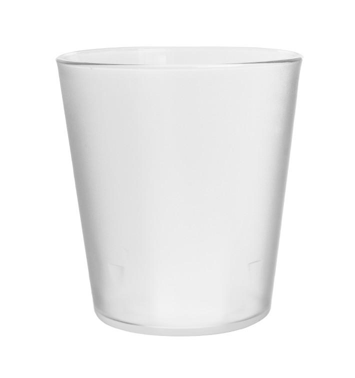 Reusable Glass SAN “Tumbler” Frost 420ml (144 Units)
