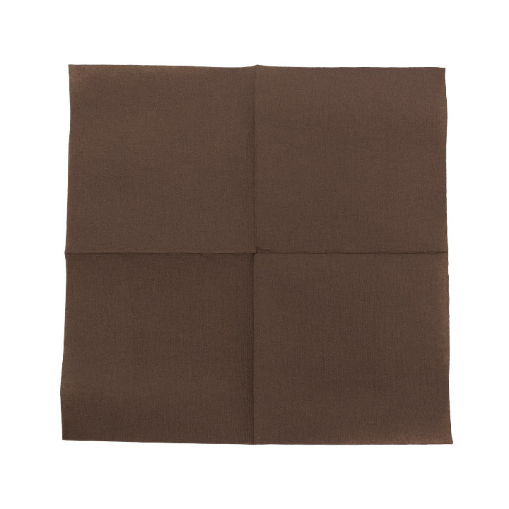 Paper Napkin Double Point Brown 2C 33x33cm (50 Units)