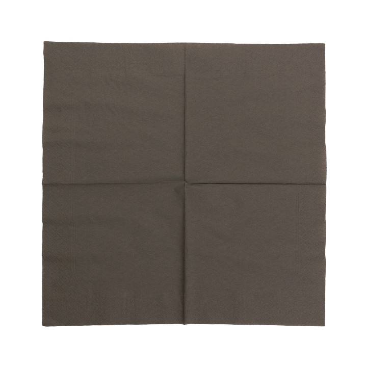 Paper Napkin 2 Layers Chocolate 33x33cm (50 Units) 