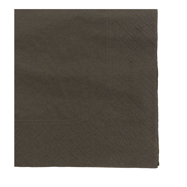 Paper Napkin 2 Layers Chocolate 33x33cm (50 Units) 