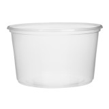 Plastic Deli Container Clear PP 300ml Ø10,5cm (100 Units) 