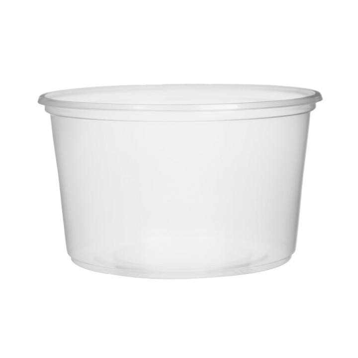 Plastic Deli Container Clear PP 300ml Ø10,5cm (100 Units) 