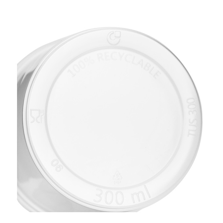 Plastic Deli Container Clear PP 300ml Ø10,5cm (100 Units) 