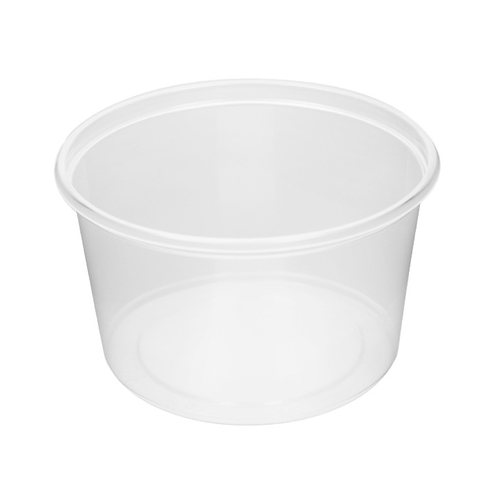 Plastic Deli Container Clear PP 300ml Ø10,5cm (100 Units) 