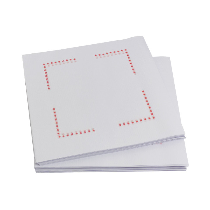 Paper Napkin Sulphite Flat White 20x20cm (750 Units)
