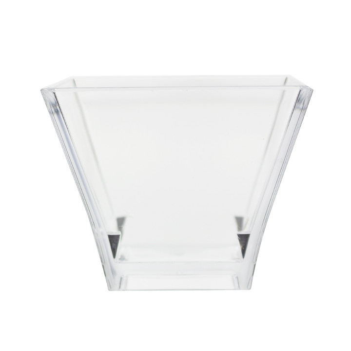 Tasting Plastic Bowl Durable SAN "Pagoda" Clear 88ml (6 Units) 