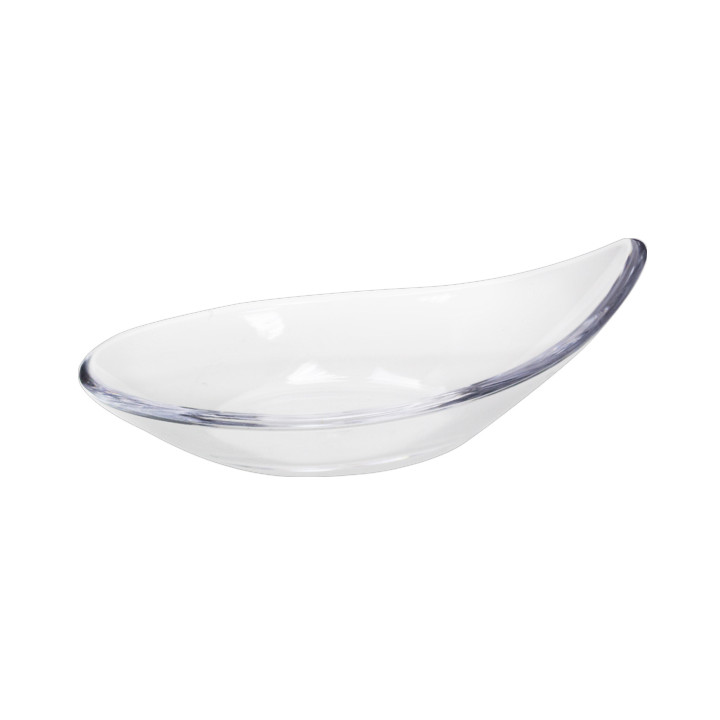 Tasting Plastic Bowl Durable SAN "Drop" Clear 18ml (6 Units) 