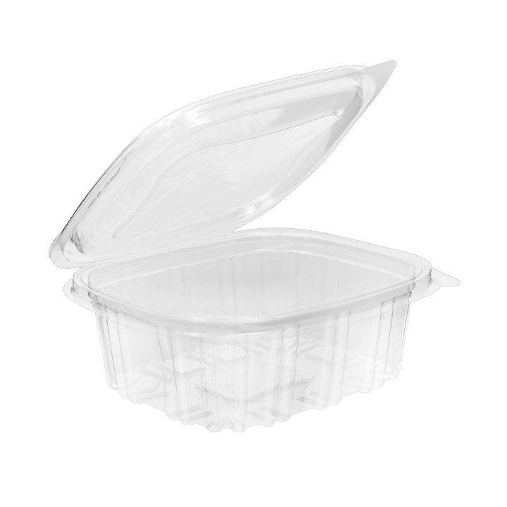 Plastic Hinged Deli Container OPS 250ml (50 Units)  
