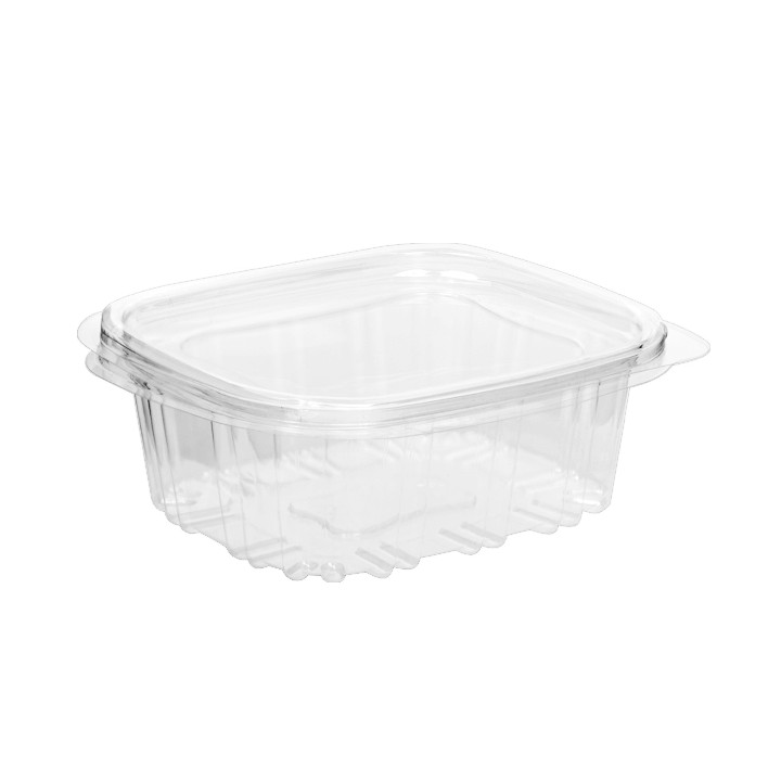 Plastic Hinged Deli Container OPS 250ml (50 Units)  
