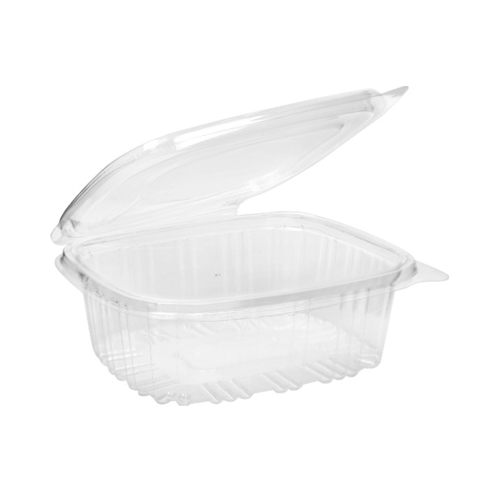 Plastic Hinged Deli Container OPS 375ml (60 Units)  